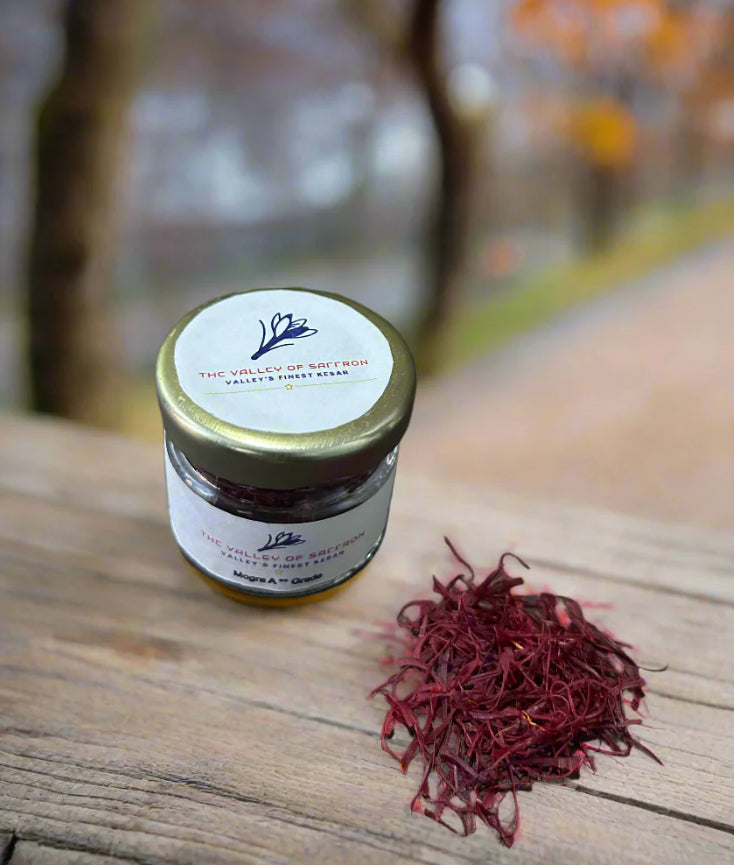 Kashmiri Saffron | Hand-Picked | Pure | Organic | 1 gm